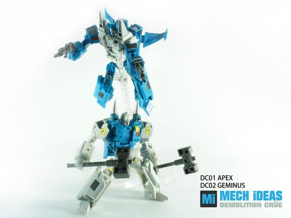 MECH IDEAS  DC 01 Apex And DC 02 Geminus New Official Images Of  NOT G1 Twin Twist And Topspin Homages  (1 of 10)